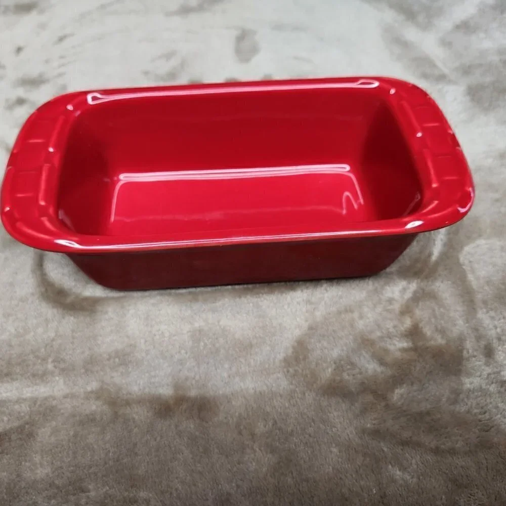 Longaberger Vintage Colorful Rectangle Baking Dish Basket